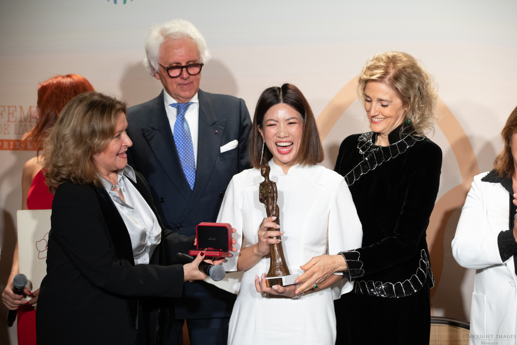 Leanne Robers, co-founder of She Loves Tech, wins Monte-Carlo Woman of the Year Award