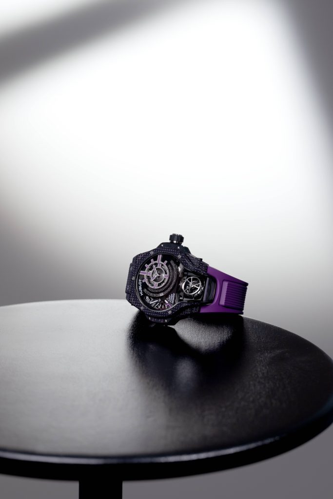 most wanted, Hublot MP‐09 Tourbillon Bi‐Axis Purple 3D Carbon