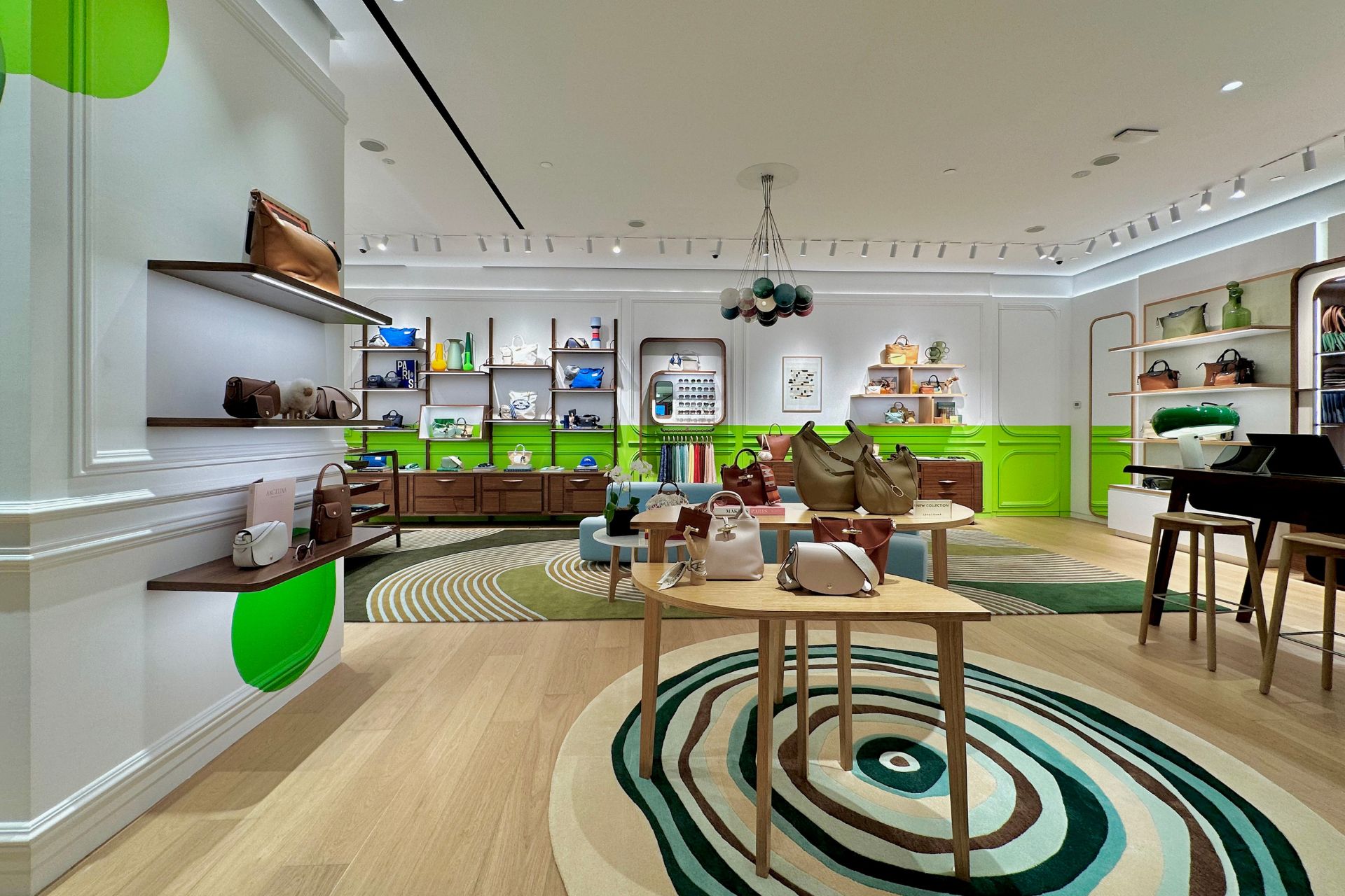 Step into the newly-furbished Longchamp boutiques in Singapore.