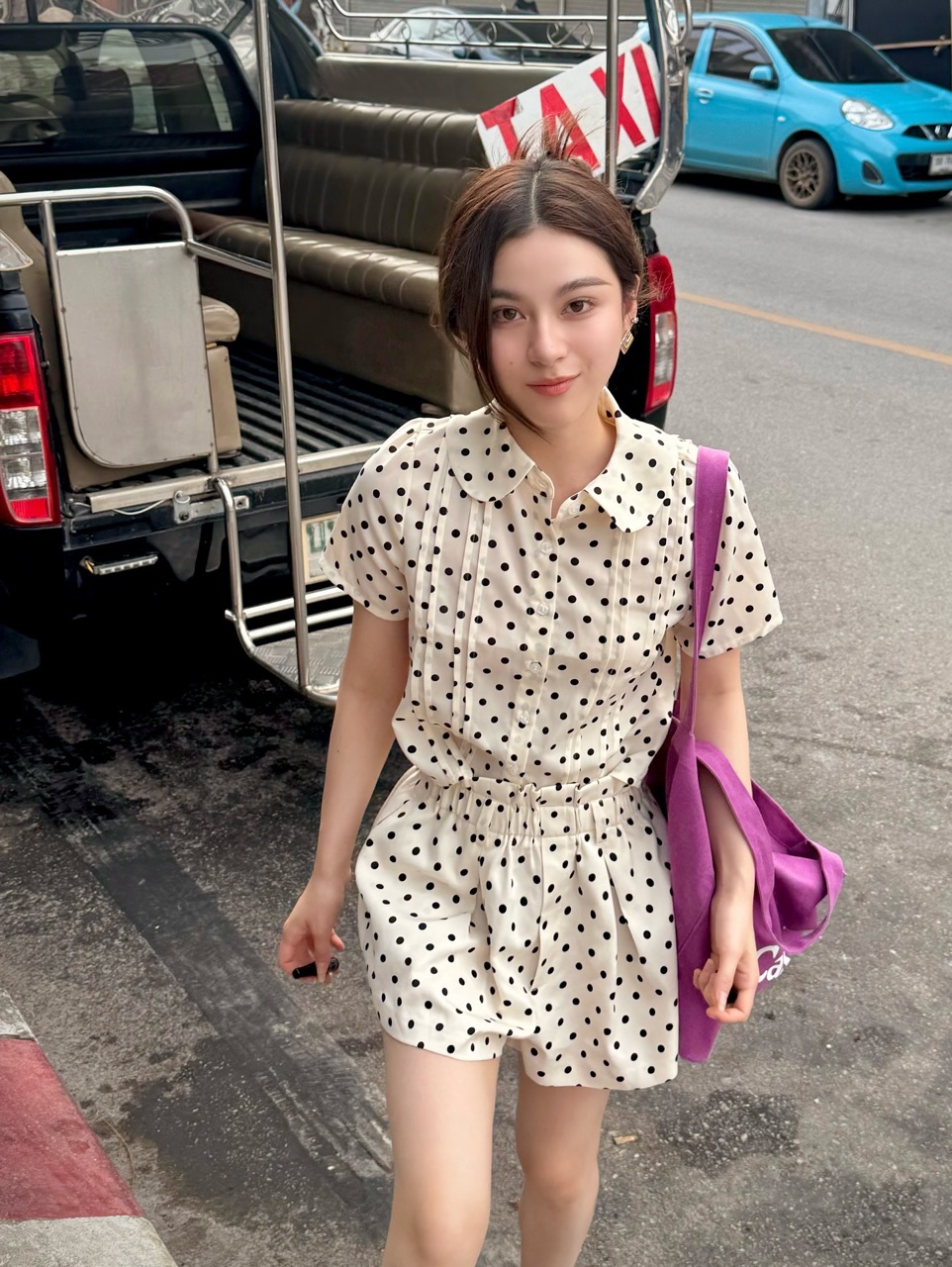 From Tu Tontawan and Prim Chanikarm to Mark Tuan, get a closer look at all the celebrities embracing summer 2025’s charming polka dot trend.