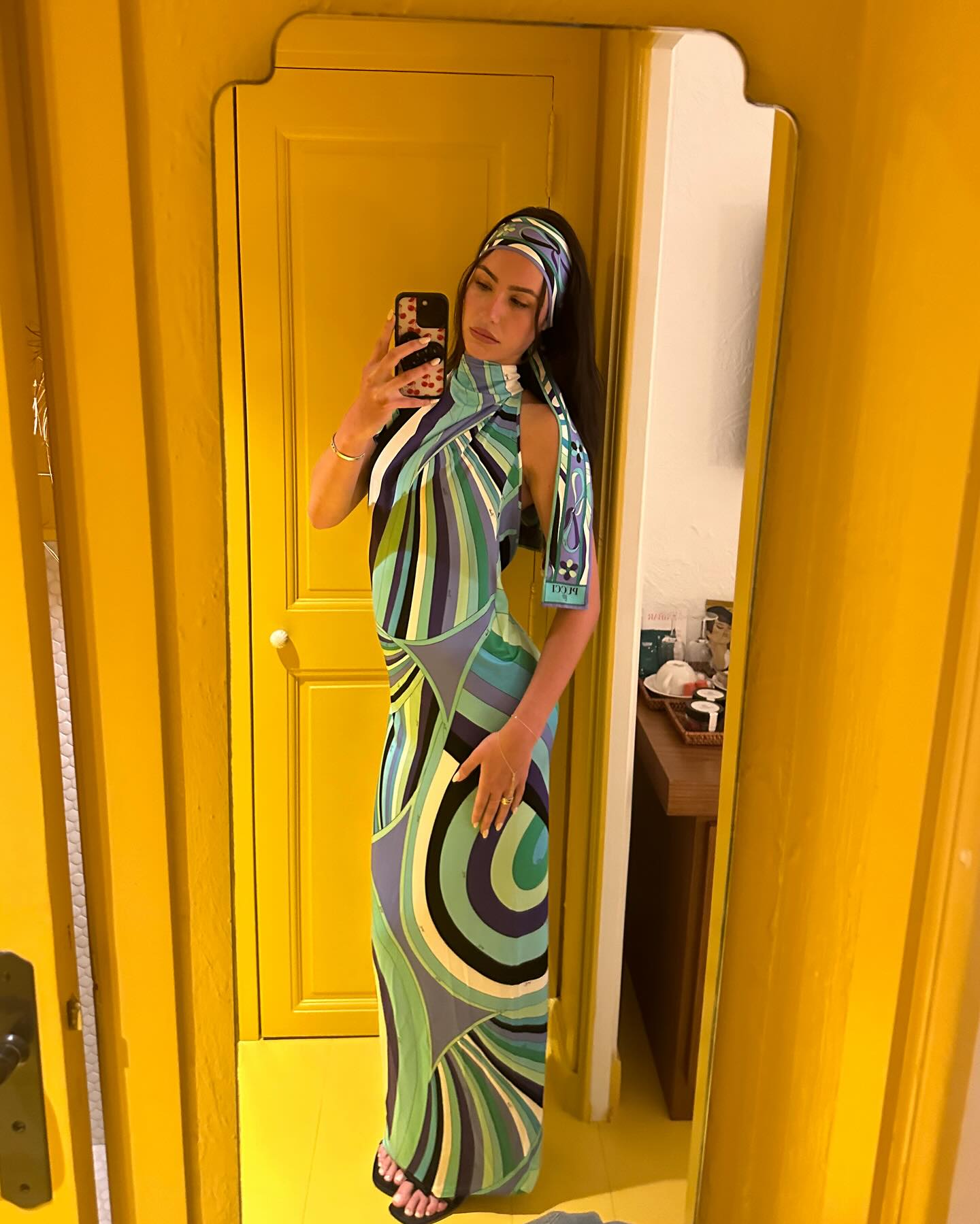 Take it from Hailey Bieber, who embodies Pucci Girl Summer in a lemon-yellow set for the Rhode Mallorca pop-up.