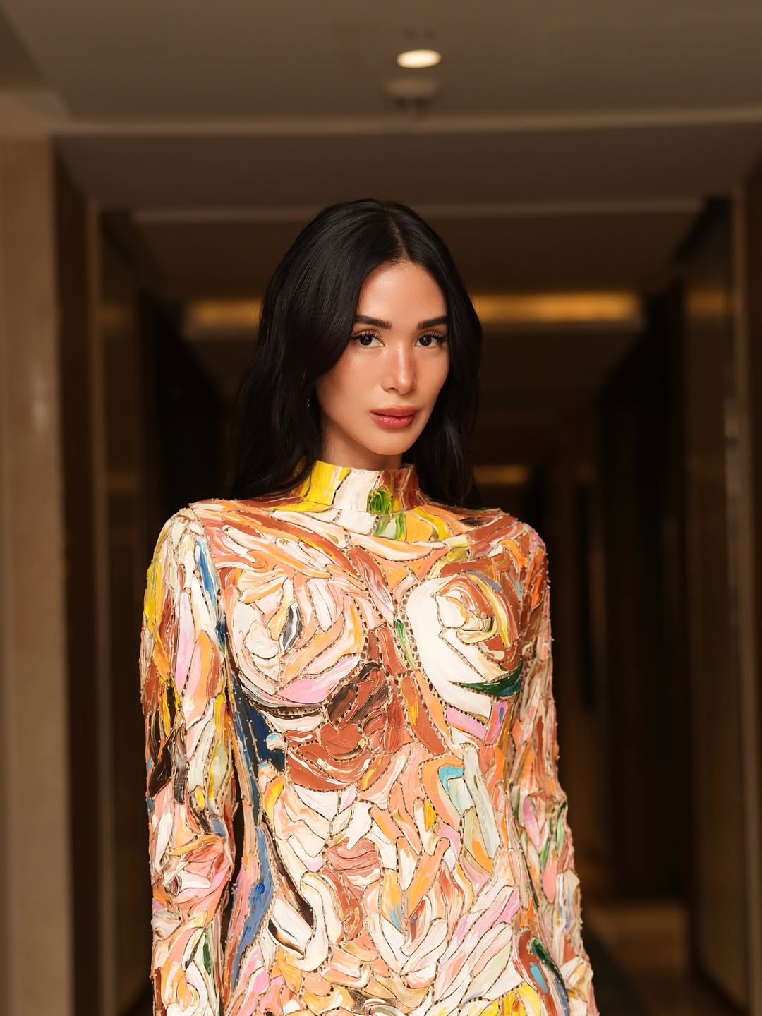 Heart Evangelista Schiaparelli painted dress for the GMA Gala 2025 