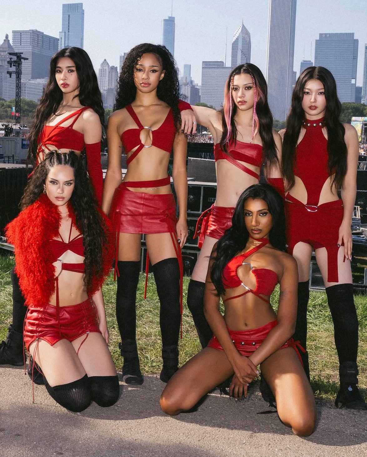 Whether they're going viral in Gap denim or owning the Lollapalooza stage, Katseye is doing it in style. Here are some of their best looks.