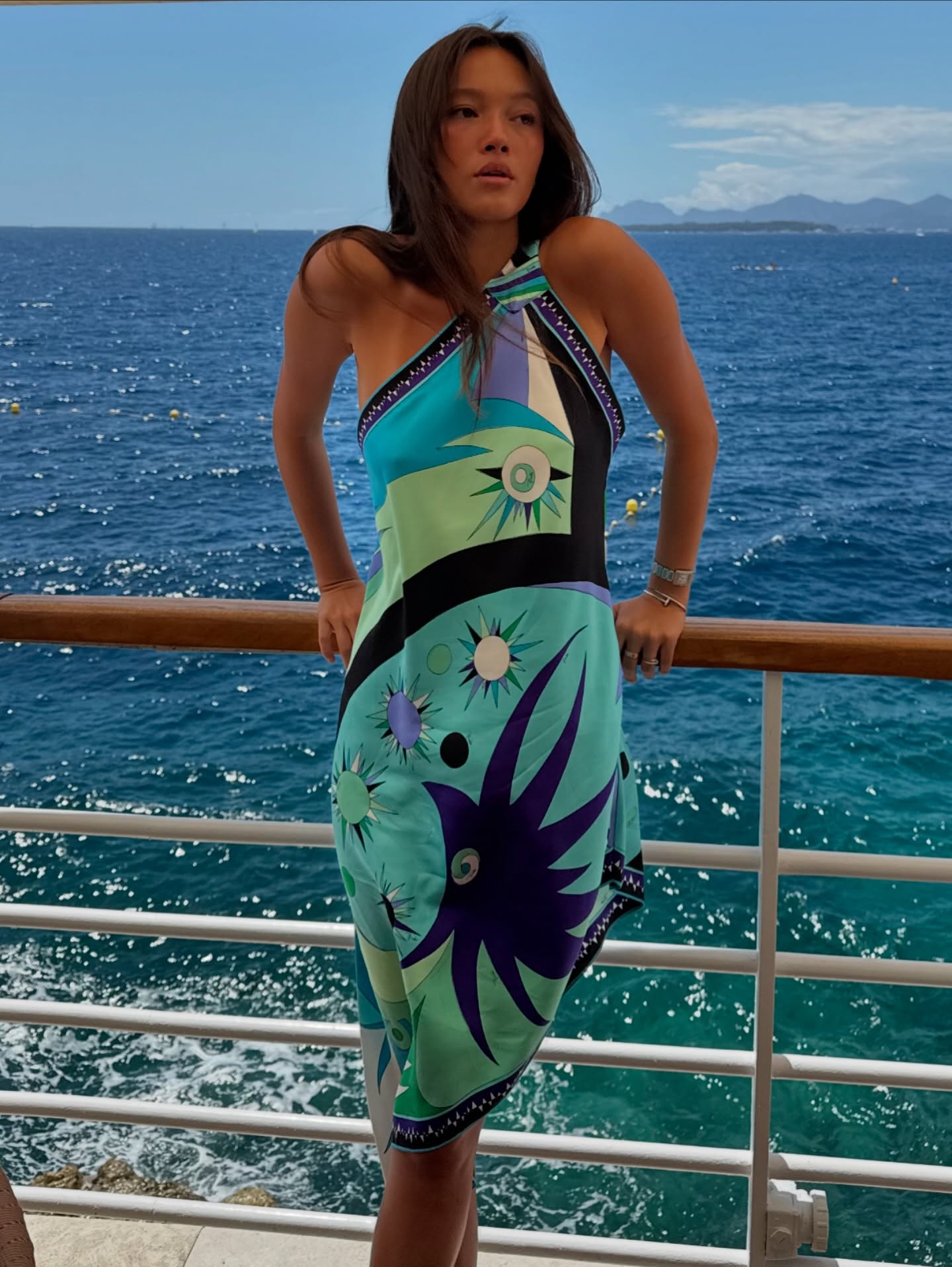 Take it from Hailey Bieber, who embodies Pucci Girl Summer in a lemon-yellow set for the Rhode Mallorca pop-up.
