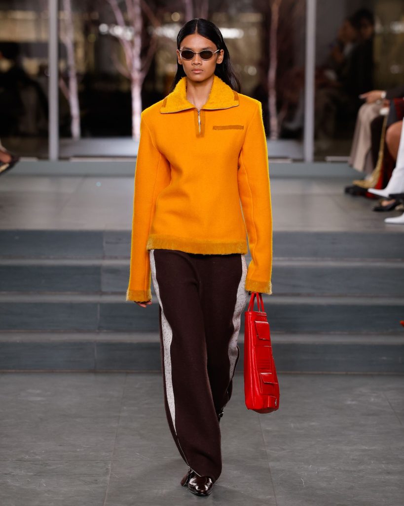 Tory Burch Fall/Winter 2025 collection - twisted sportswear on the runway