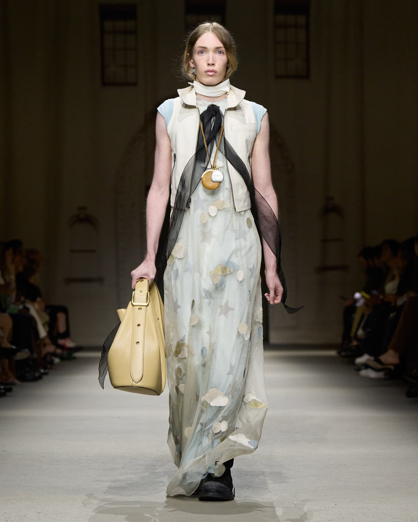 NYFW: From sun-faded leathers to spangled organza, the Spring 2026 runway collection from Coach reflects the city’s resilience and romance