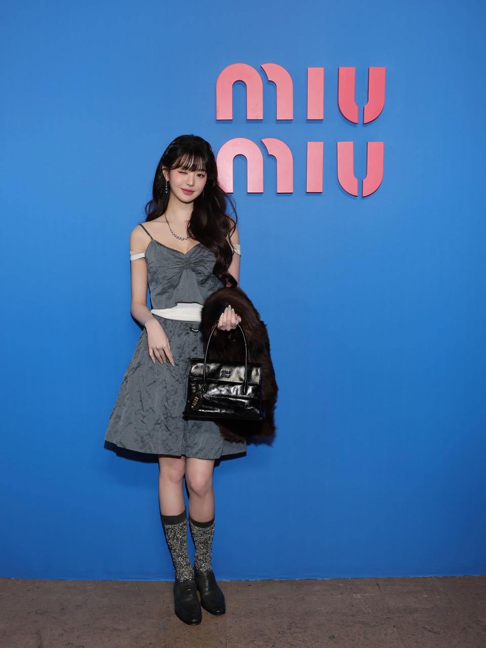 wonyoung paris fashion week miu miu